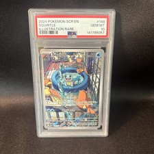 2024 Pokemon S&V Stellar Crown Squirtle Illustration Rare 148/142 PSA 10 💎 on eBay