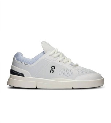 On Women's The Roger Spin Sneaker White Heather