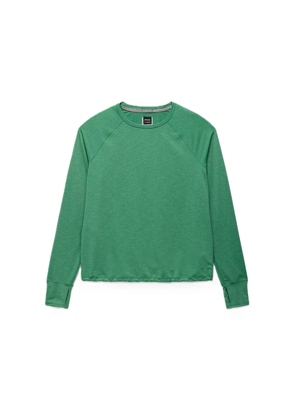 prAna Eileen Cinch Long Sleeve Women's Swim Top, Jade, Large