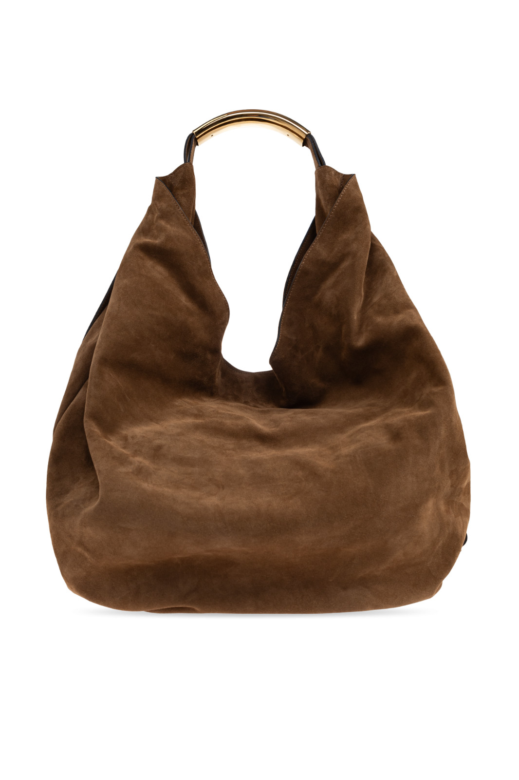 MOSCHINO Brown Handle Me Suede Shopper Shoulder Bag New & Authentic image 2