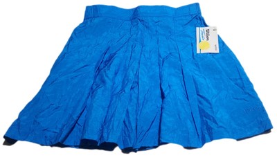 NWT Wilson 80s Pleated Blue Nylon Tennis Skirt Size 6