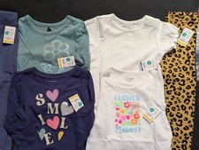 NWT Garanimals Toddler Girls 6pc Mix  Match Bundle Set Size 2T 24M Tops...