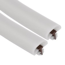 Kerf Weather Stripping Seal Strip, 16.4ft x 3/8" - 2Pcs Weatherstrip Seal, White