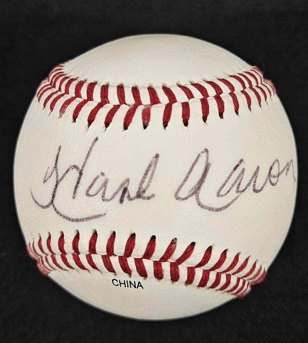 James Spence Authentication (JSA) Hank Aaron MLB Original