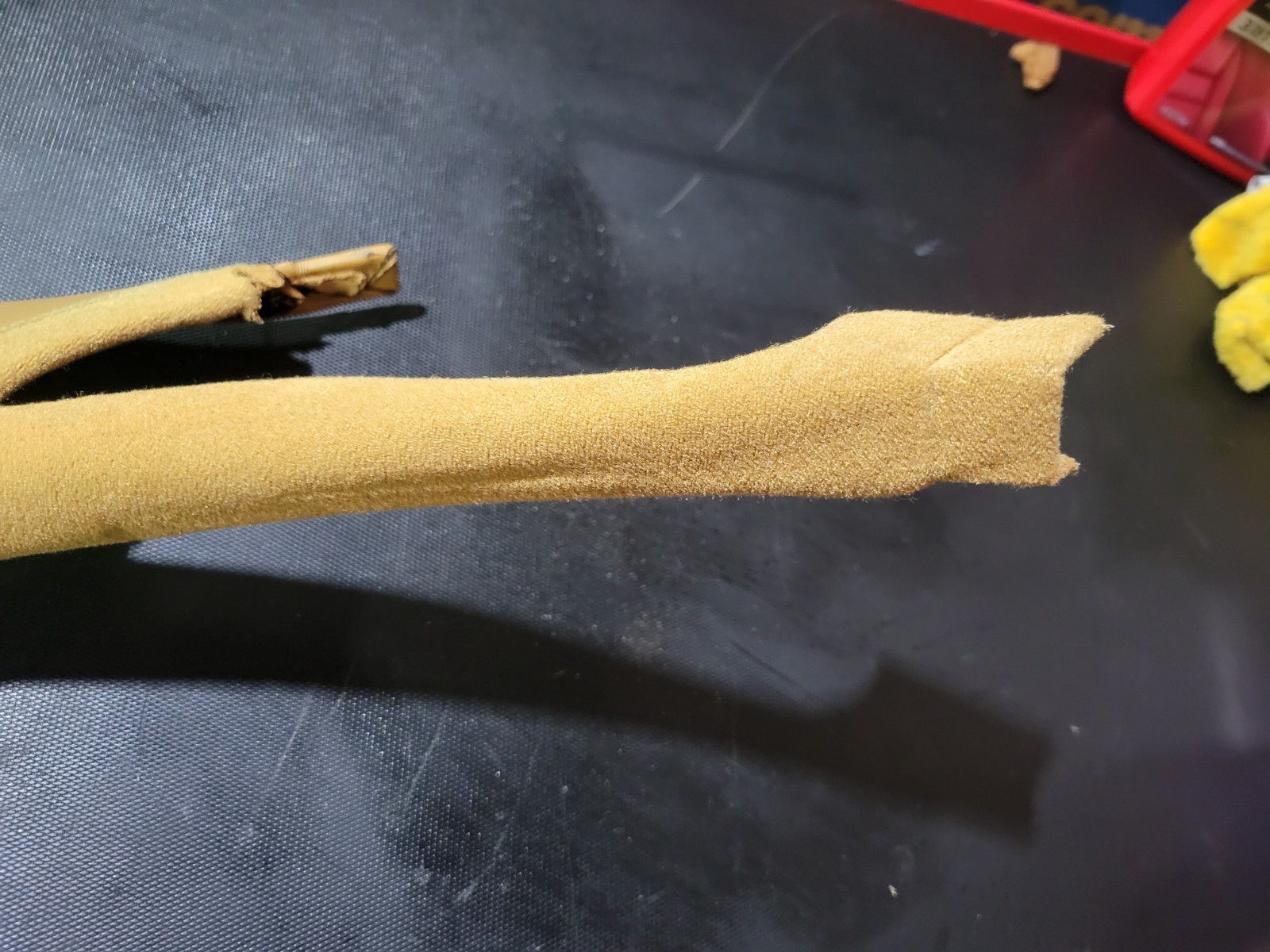 Driver Left Front A-Pillar A Pillar Leather Tan ginger Chrysler TC Maserati Oem