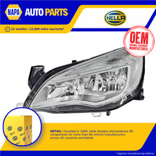Headlight Headlamp fits VAUXHALL ASTRA J 1.7D Left 09 to 12 N/S Passenger Side