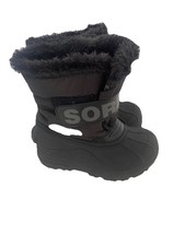 Sorel Snow Commander Winter Boot Black Little Kids' Size US 10