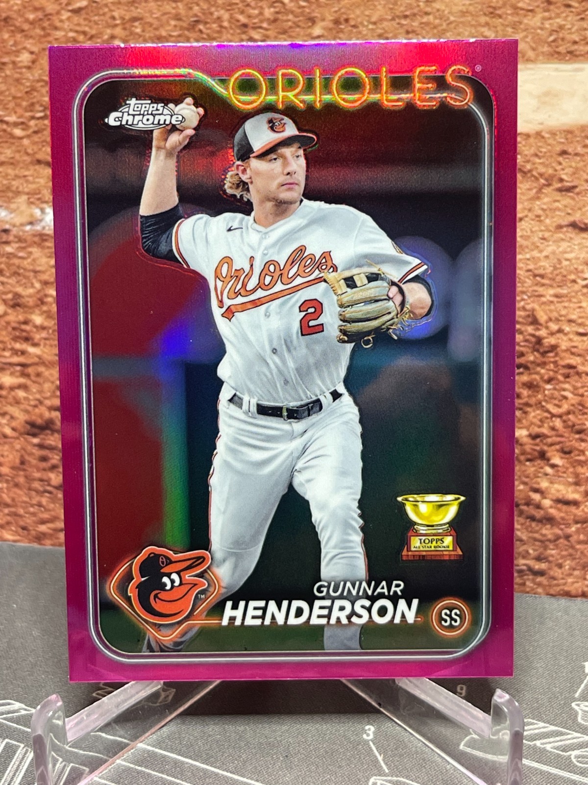 2024 Topps Chrome Gunnar Henderson Pink Refractor #36