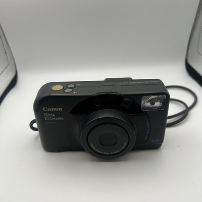 Vintage Canon Prima Zoom Mini Sure 35mm Film Camera With Case (Untested)