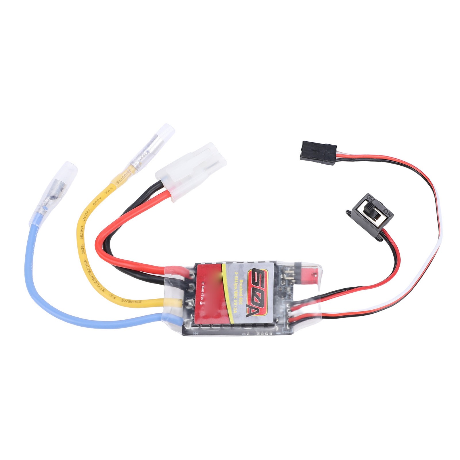 *60A RC Brushed ESC For 380 370 540 550 Brushed Motors Copper Electronic Speed C