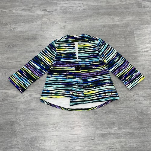 Parsley & Sage Womens Medium Tunic Long Sleeve Jacket Graphic Art To Wear Boho - Bild 2 von 12