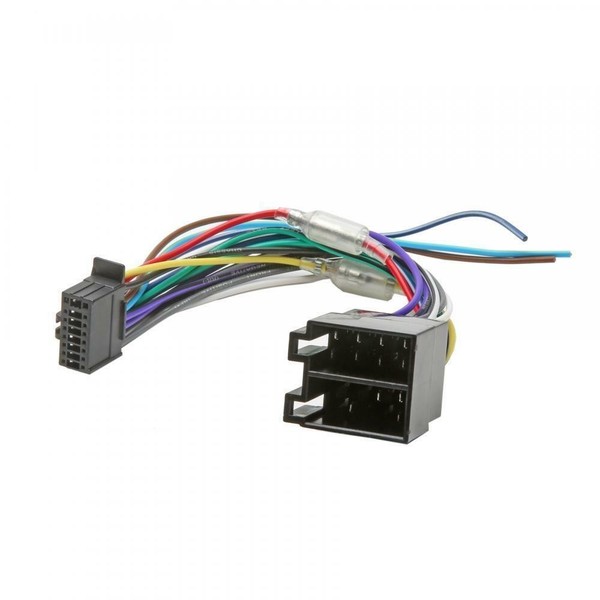 ISO Verkabelungsadapter Kabelbaum Stereo Radio Stecker Loom Kenwood 16 Pin-image