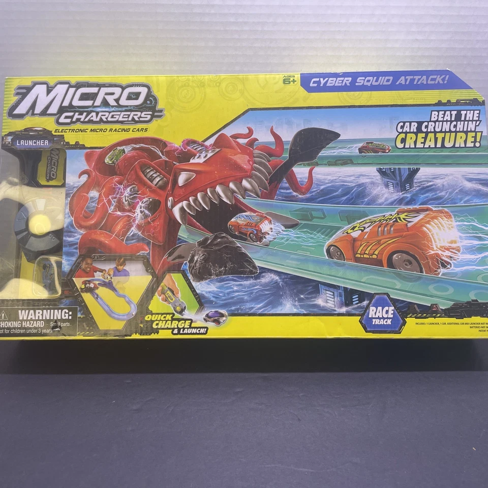 Micro Chargers Cyber Squid Attack Race Track Set NWT New - Image 2 of 4