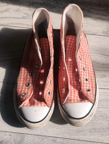 Converse Chuck Taylor All Star Hi Gingham Trainer UK 13 EU 31 5