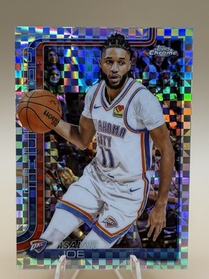 2025 Topps Chrome - Isaiah Joe - X-FRACTOR - Oklahoma City Thunder  