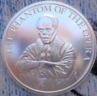 1 oz. PHANTOM OF THE OPERA Vintage Horror Series BU rounds .999 fine silver