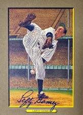 Lefty Gomez signed NY Yankees Perez Steele Great Moments 5.75x8 Postcard Beckett