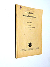 ZWÖLF JAHRE NATIONALSOZIALISMUS, Dr. Erwin W...