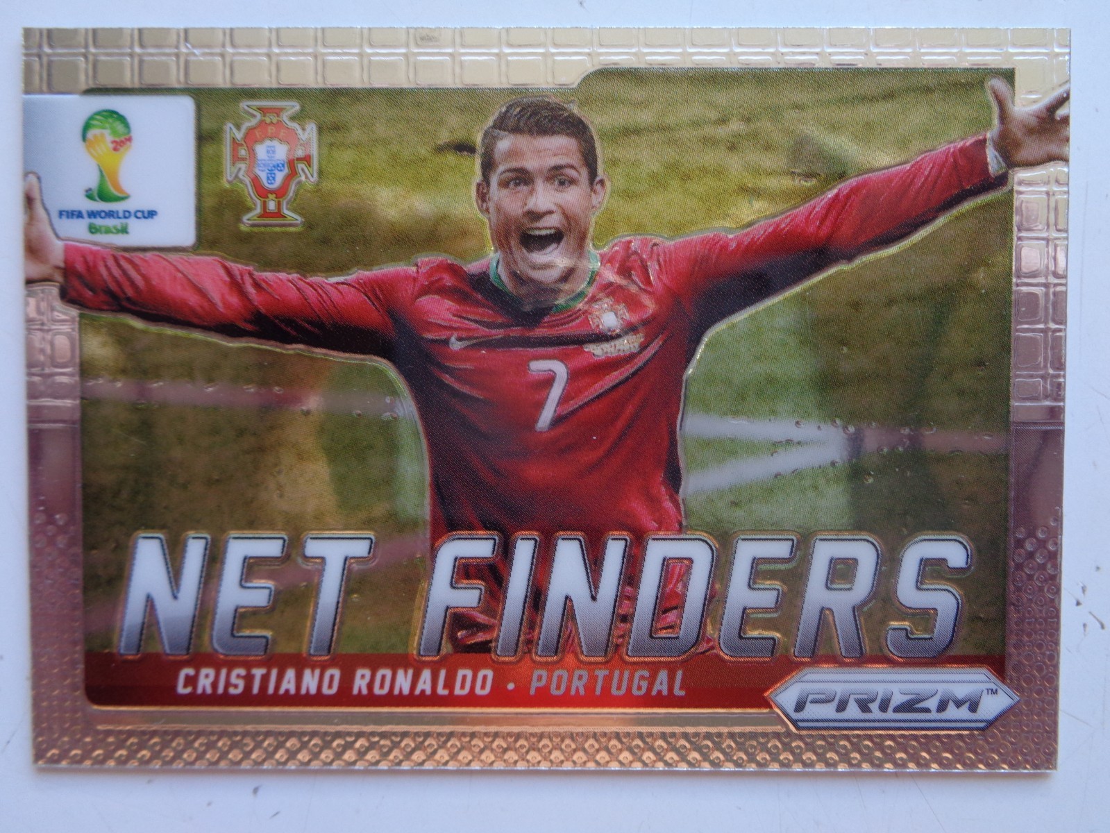 2014 Panini Prizm World Cup Net Finders Cristiano Ronaldo #20 CR7