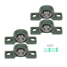 UCP206-20 Pillow Block Bearing 1-1/4" Bore, 2-Bolt Self-Aligning Solid Base Qty4