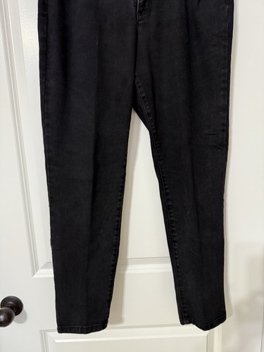 Women Size 14 CHARTER CLUB Bristol Skinny Leg Ankle Jeans Saturated Black - Picture 11 of 15