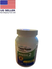 PreserVision Areds 2 Eye Vitamin and Mineral Supplement 120 Mini Soft Gels