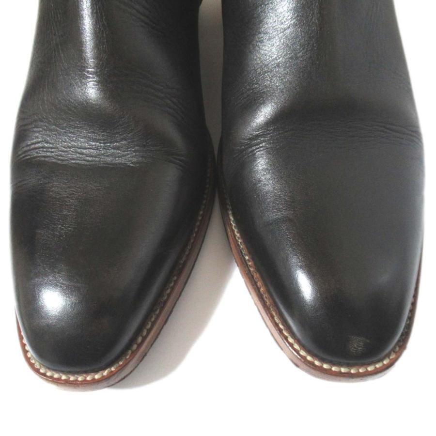 Stivaletti Saint Laurent tacco marrone scuro zip laterale taglia 43 uomo autentici