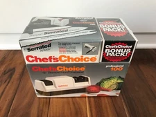 NEW Chef's Choice Professional 100 Diamond Hone Sharpener + Bonus 430 Sharpener