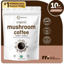 Organic Instant Mushroom Coffee, 28 oz 793 g 