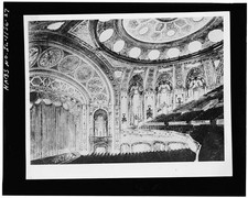 Chicago Il Granada Theatre Interior Balcony View 1933 Ornate Auditorium