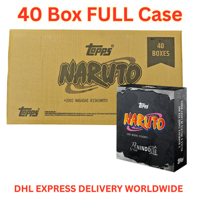2025 Topps Naruto Nindo Hobby Box English Sealed Case India