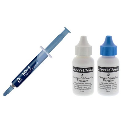Arctic Cooling MX-4 4g Wärmeleitpaste ohne Silber + ArctiClean CPU Reiniger