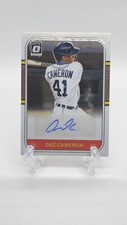 2021 Panini Donruss Retro 1987 Signatures Daz Cameron #87S-DZ Rookie Auto RC