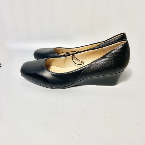 Life Stride Simply Comfort Wedge 2" Black Pumps Women's Sz 9 NEW - Picture 2 of 4