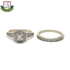 Women's Diamond Wedding Set .82 CTW 14K White Gold PPJ029617 