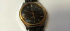 VINTAGE TIMEX ROYAL OAK STYLE BLACK DIAL WINDUP ...WORKS...READ