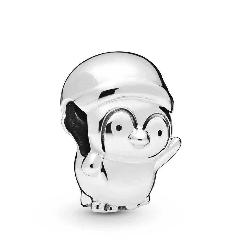 Genuine Pandora Christmas Penguin Charm 798477C00 eBay