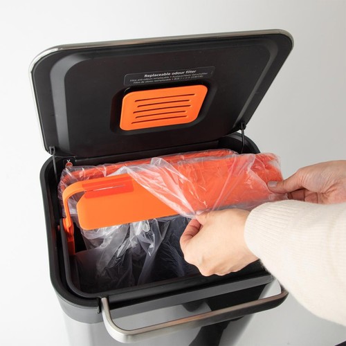 Joseph Joseph Crash Trash Garbage Box Can 30L 90L Deodorizing Filter Japan New - Picture 15 of 20