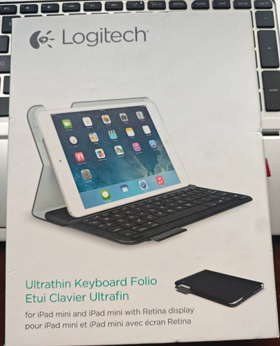 Logitech Wireless Ultrathin Keyboard Folio Case for iPad Mini Black