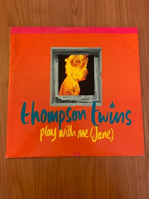 12'' MIX THOMPSON TWINS PLAY WITH ME (JANE) WARNER W0124T VG+/EX+ UK PS 1992 BXX