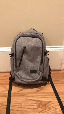 Mancro Business Water Resistant Polyester Laptop Backpack With USB Charging