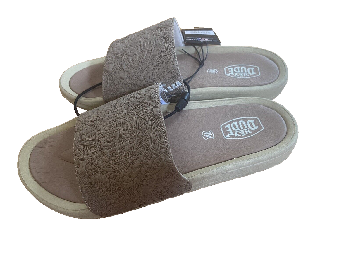 【関税&送料込】HEY DUDE Sandals Beige Hey Dude Women's Tan Chandler Ranch Lightweight Sandal Size