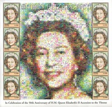 Sierra Leone 2002 - 50th Anniversary Queen Elizabeth II Accession Sheetlet MNH