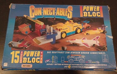 15 SELECTION POWER BLOC PACK  MATCHBOX  CONNECTABES VON 1991 OVP 