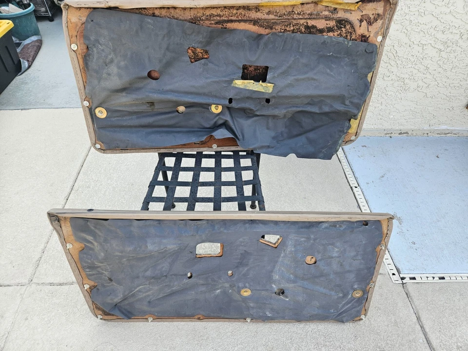 85-91 BMW E30 325i 325E 318 RH y LH PUERTA DELANTERA MOLDURA PANEL TARJETA Foto 4 de 4