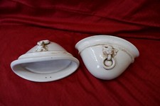 Vintage antique  asian ceramic wall planter