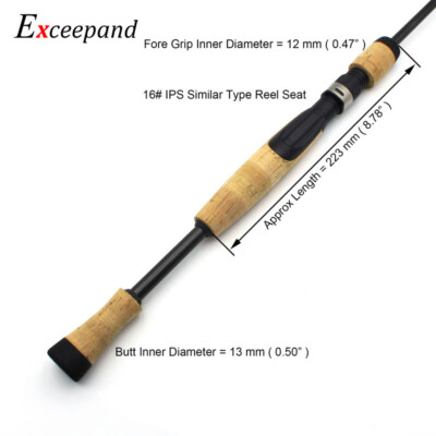 Composite Cork Spinning Fishing Rod Handle Split Handle Grips Replacement Parts | eBay Composite Cork Spinning Fishing Rod Handle Split Handle Grips Replacement Parts | eBay