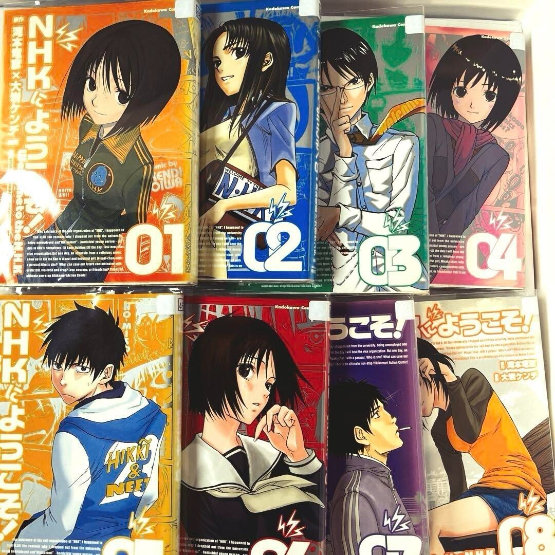 WELCOME TO THE NHK vol. 1-8 Complete Set Japanese language Manga