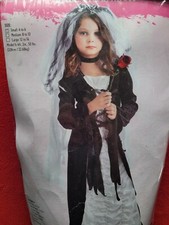 Girls Bride Of Darkness Halloween Costume Size 4-6