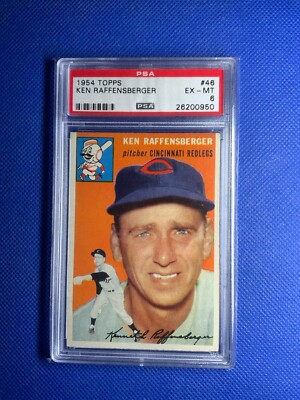 1954 Topps Ken Raffensberger #46 - PSA 6 - Just Graded! | eBay